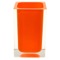 Square Orange Toothbrush Holder